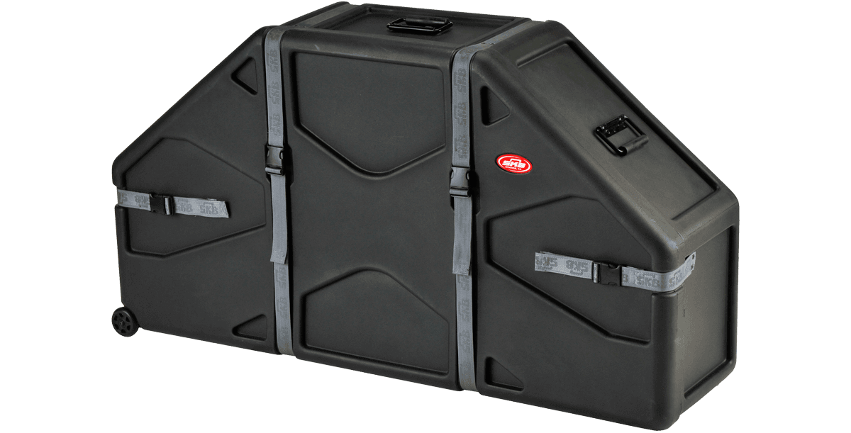 SKB 1SKB-DM0234 Marching Quad / Quint Drum Case – Roto-Molded with Wheels