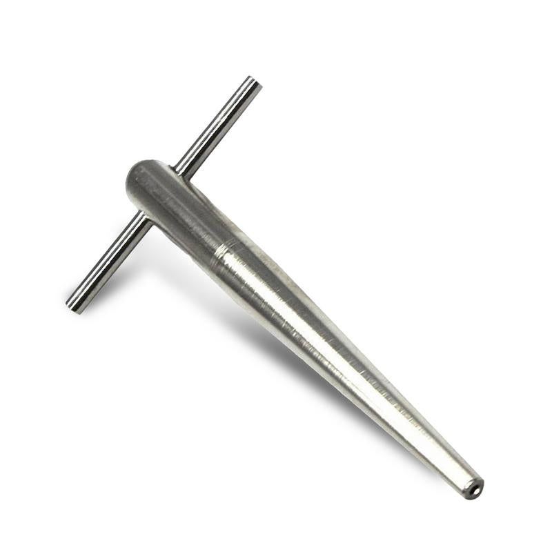 DEG Brass Mouthpiece Truing Tool – Stainless Steel T-Handle Shank Repair Tool j