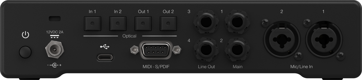 Fender Quantum HD 2 USB-C Audio Interface – 32-bit/192 kHz Recording for Studios & Creators