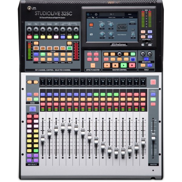 Presonus Subcompact 32-channel/22-bus digital console/recor